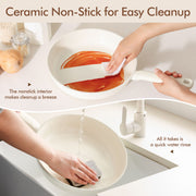 Savressa ceramic cookware set pieces