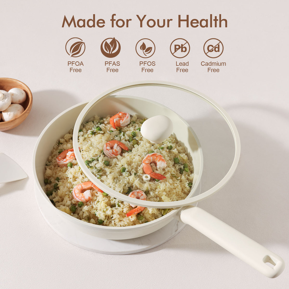 Savressa ceramic cookware set accessories