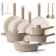 Savressa 24-piece cookware set in Taupe